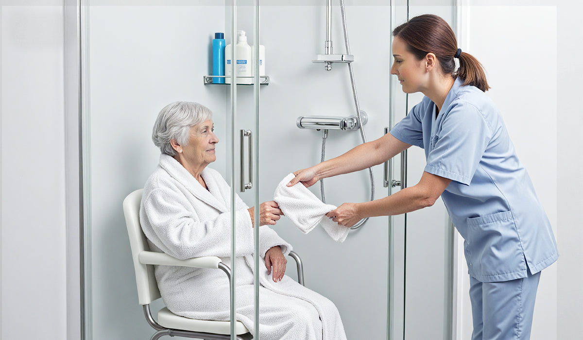 Making Care Easier: The Triangle Series Shower Chair